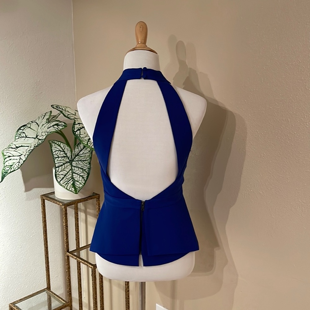 BCBG Maxazria Blue Blouse - Size Sm